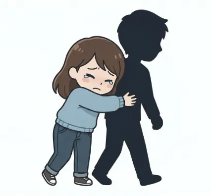 過剰な依存心のイラスト