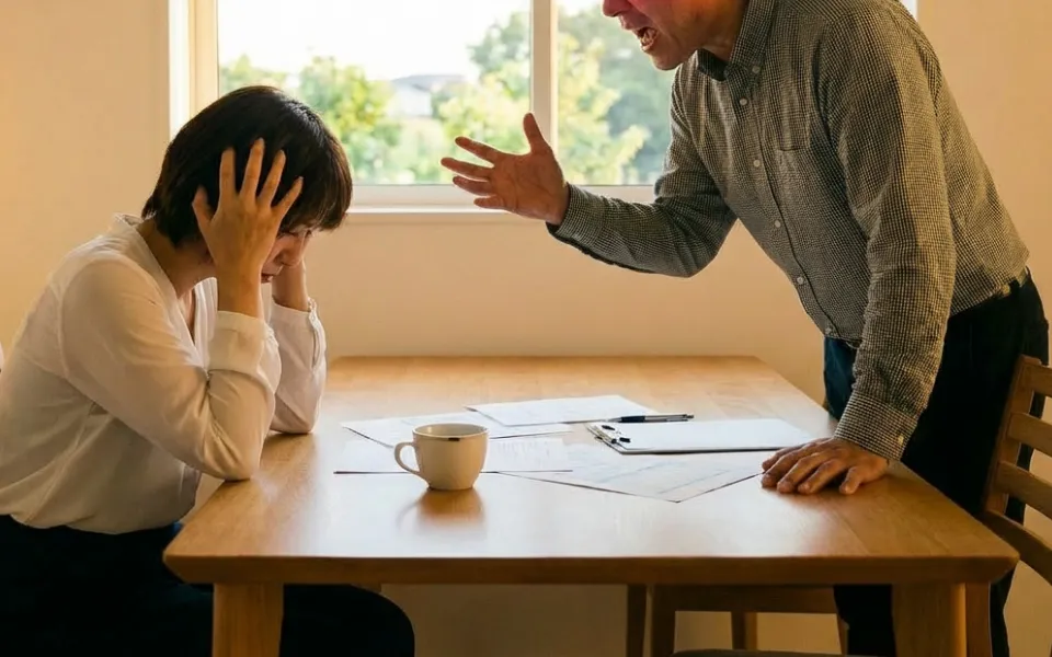 夫婦のトラブルイメージ