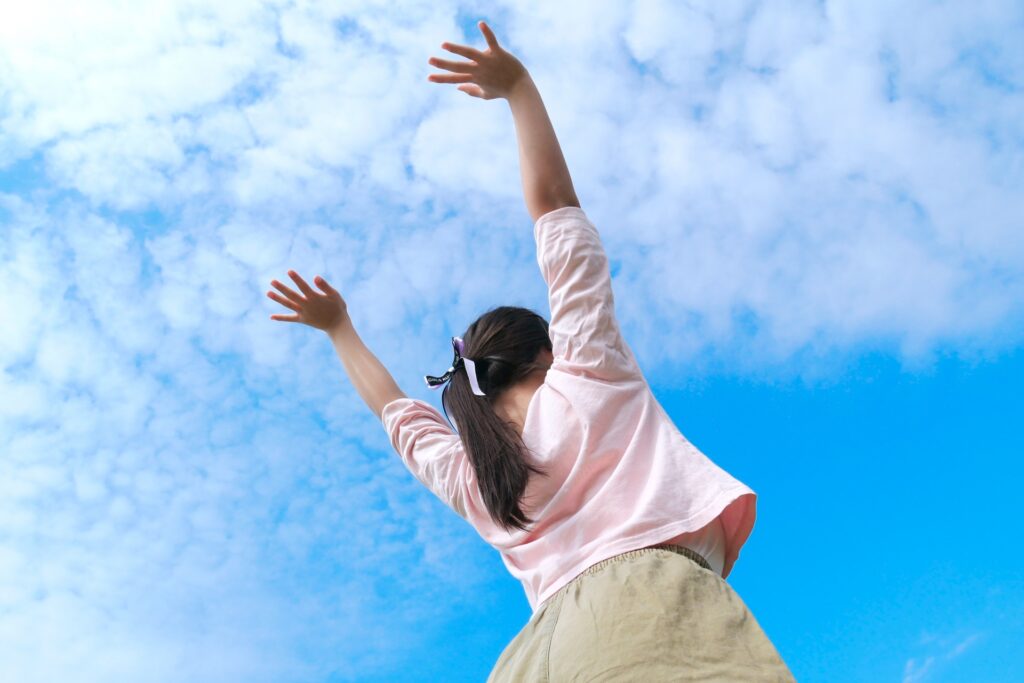 スッキリした女性