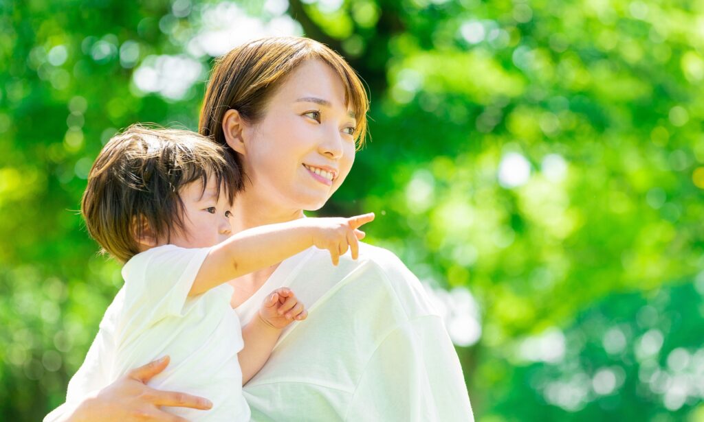 赤ちゃんとママ