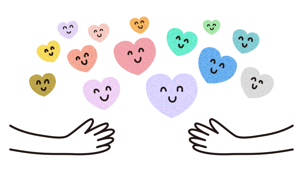 ハート　心を癒す